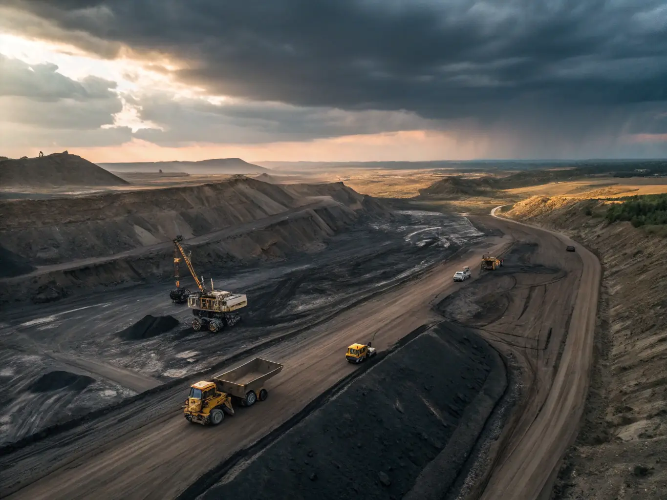 An image of a mining operation in Peru, showcasing the challenging environment in which Intimetal's spare parts are used.